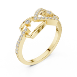 Gold Ring LR-01 (56), Yellow Gold, view 2