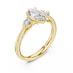 Gold Ring DDLR-726, Yellow Gold, view 2