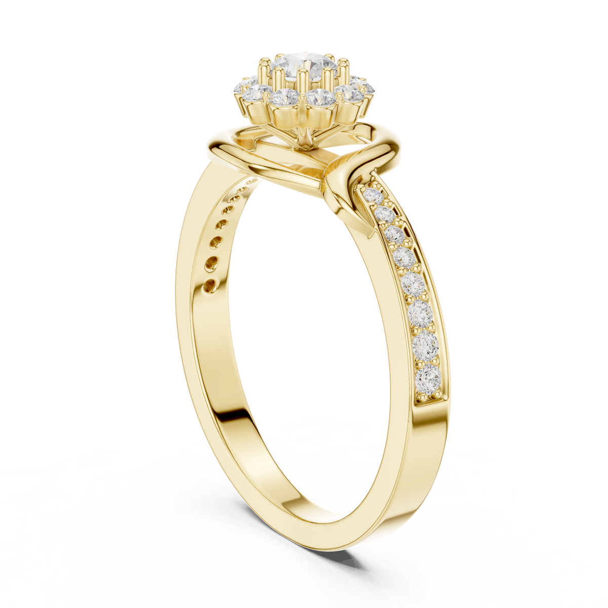 Gold Ring SBWR(46), Yellow Gold, view 1