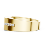 Gold Men's Ring GGR-0011, Yellow Gold, view 3