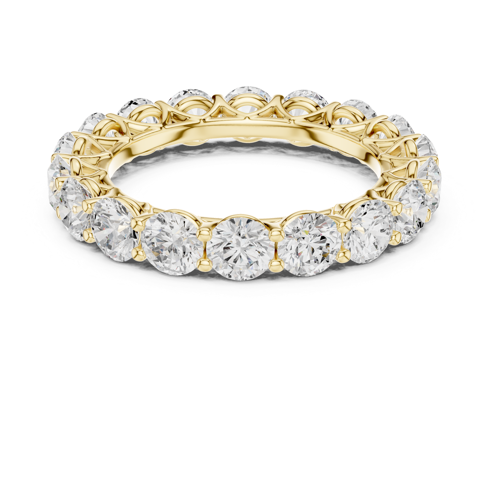 Gold Ring DDLR-675, Yellow Gold, view 4