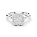 Gold Ring DDLR-780, White Gold