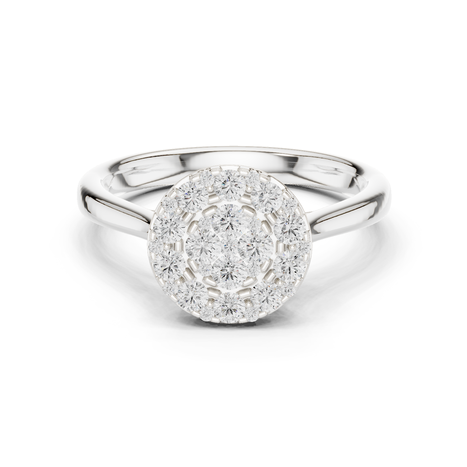 Gold Ring DDLR-780, White Gold
