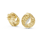 Gold Earrings 12-10011@E, Yellow Gold, view 1