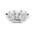 Gold Ring DDLR-899, White Gold, view 4