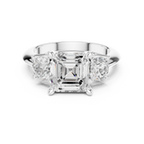 Gold Ring DDLR-899, White Gold, view 4