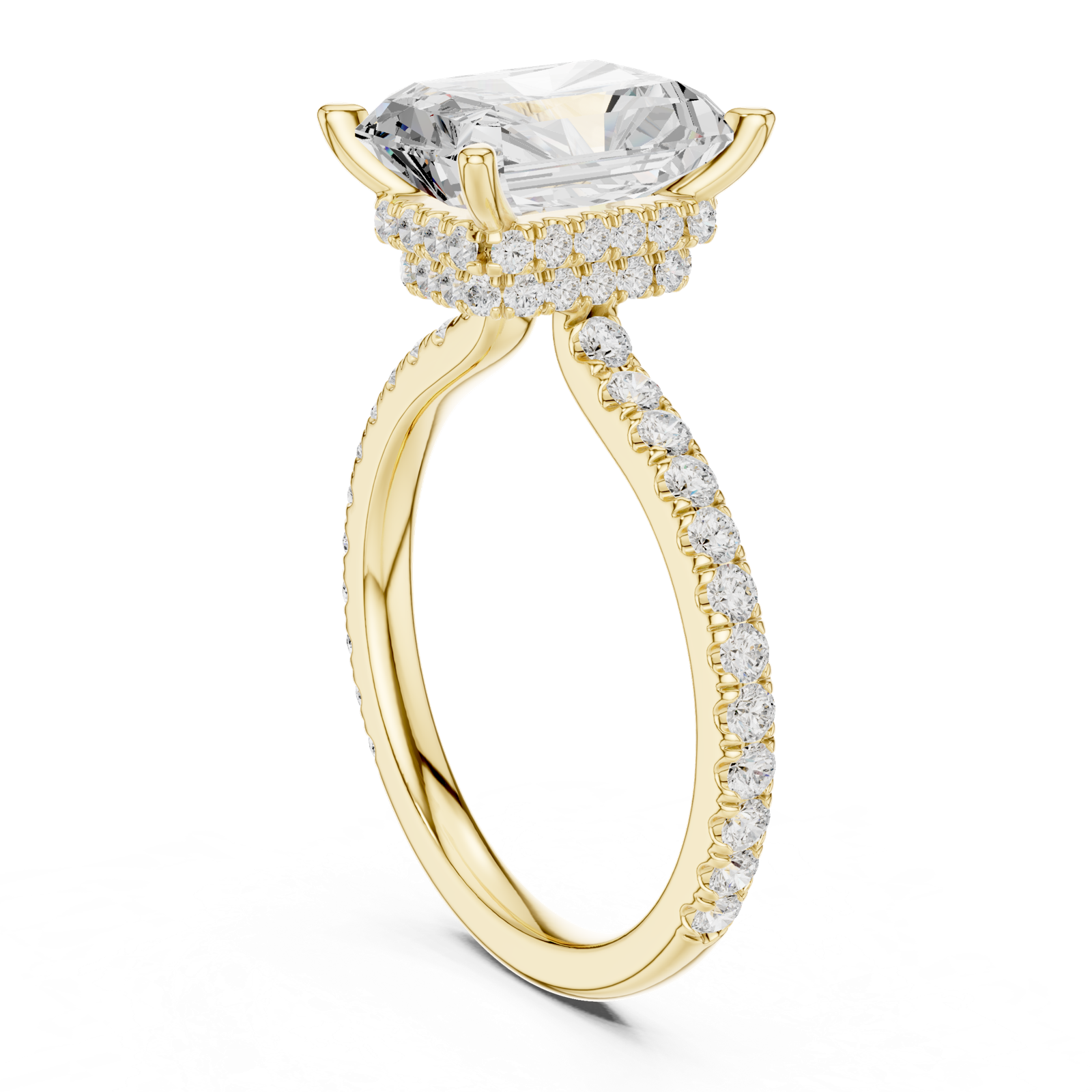 Gold Ring DDLR-1019, Yellow Gold