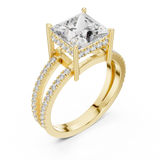 Gold Ring L03-1384, Yellow Gold, view 2