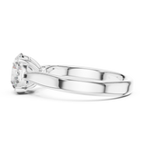 Gold Ring DDLR-070, White Gold, view 3