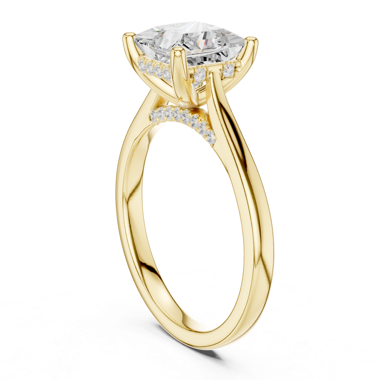 Gold Ring DDLR-988, Yellow Gold, view 1