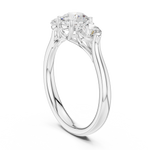 Gold Ring DDLR-667, White Gold, view 1