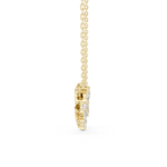 Gold Necklace ALJPD-500, Yellow Gold
