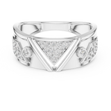 Gold Ring LR-01 (50), White Gold, view 4