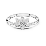 Gold Ring 1 (348), White Gold, view 4