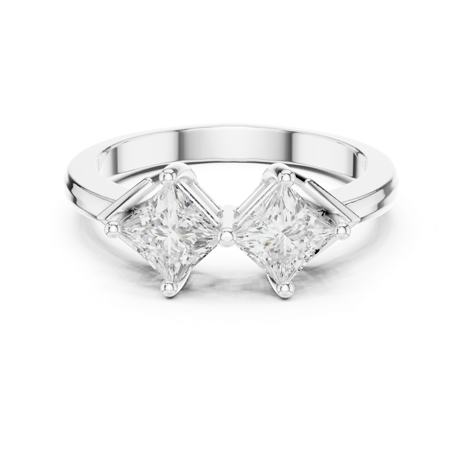 Gold Ring DDLR-484, White Gold, view 4