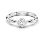 Gold Ring DDLR-796, White Gold
