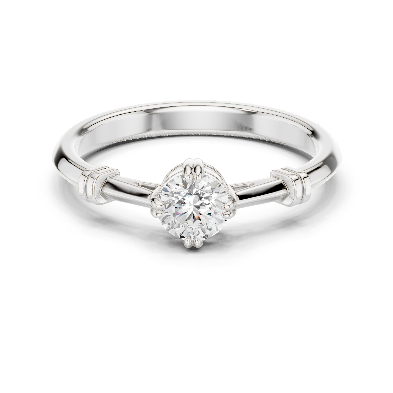 Gold Ring DDLR-796, White Gold