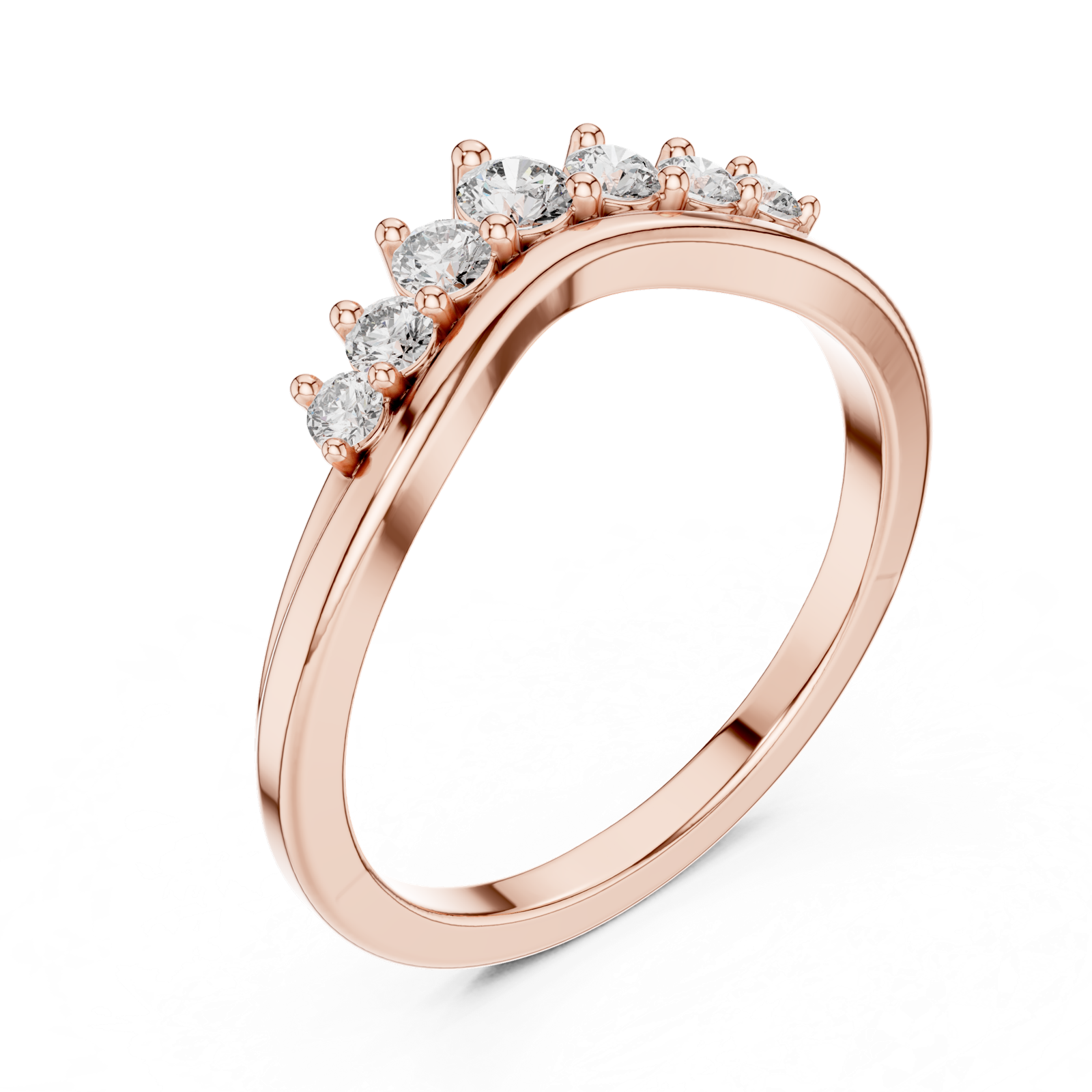 Gold Pendant 9-10057L, Rose Gold, view 2