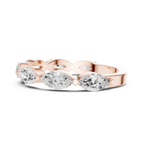 Gold Ring DDLR-379, Rose Gold, view 3