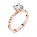 Gold Ring LR-0010, Rose Gold, view 2