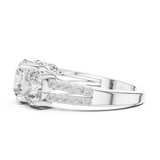 Gold Pendant 9-10052L, White Gold, view 3