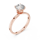 Gold Ring LR-0015, Rose Gold, view 2