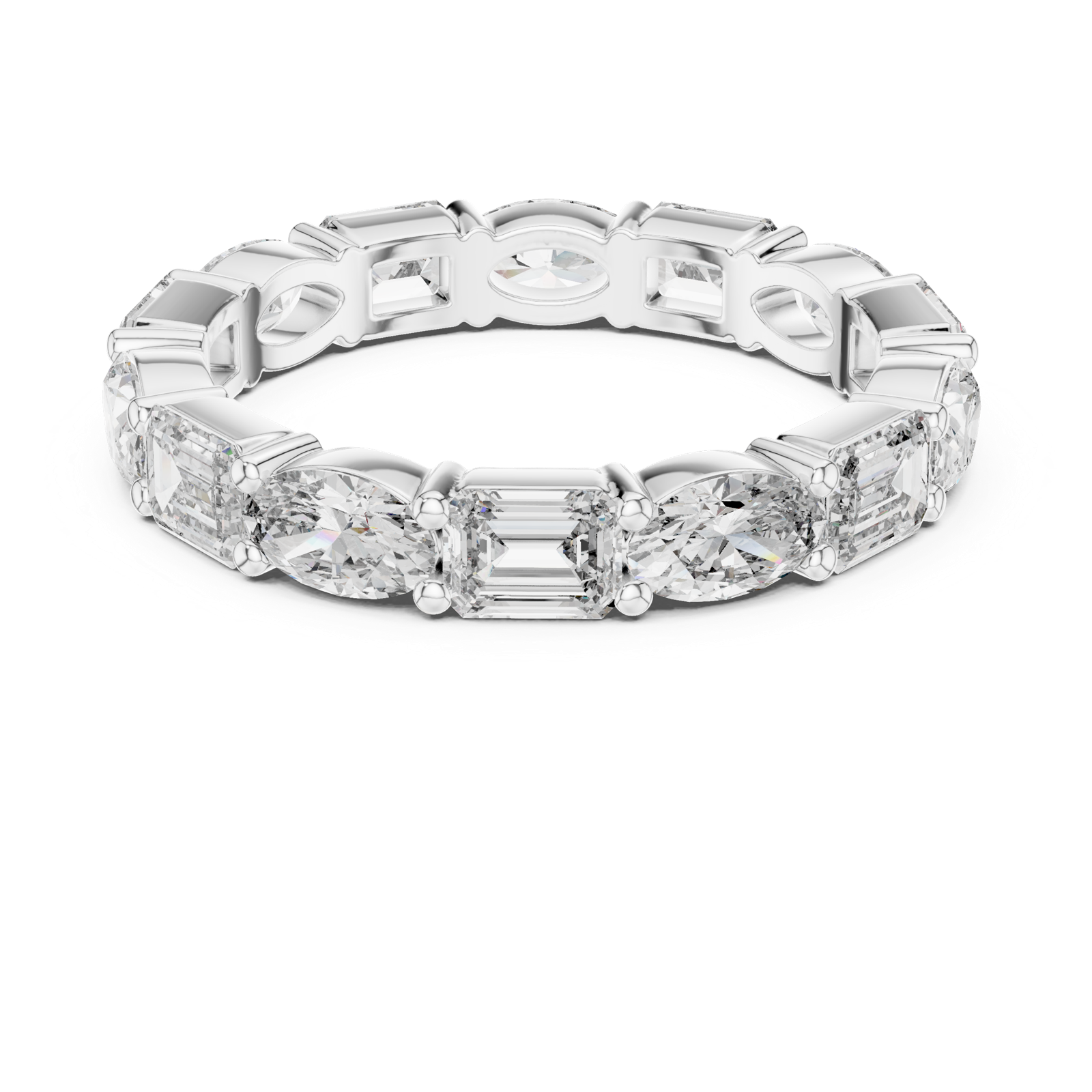 Gold Pendant 9-10023L_06, White Gold