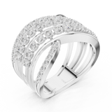 Gold Ring DDLR-820, White Gold, view 2