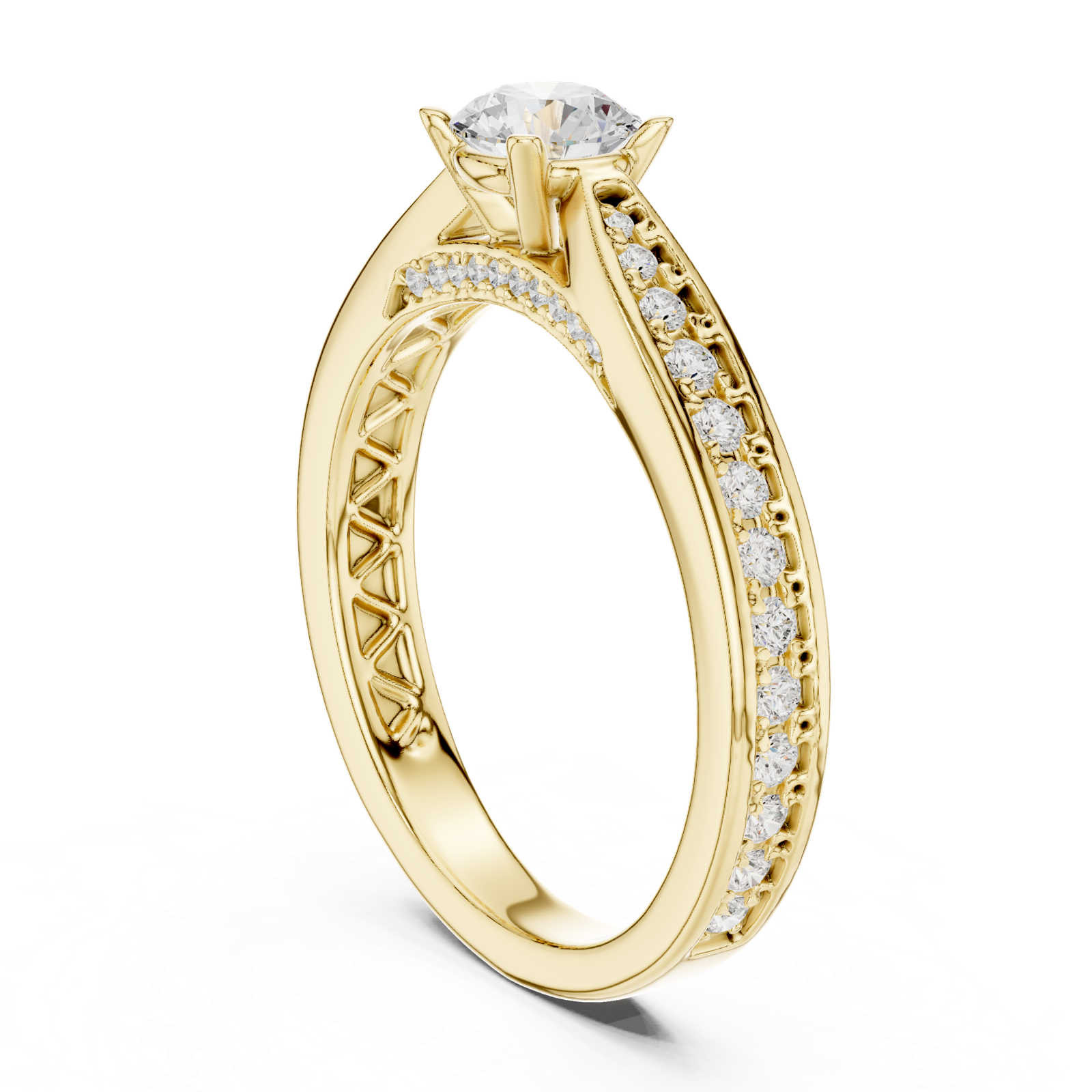 Gold Ring LR-0311, Yellow Gold
