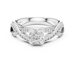 Gold Ring LR-0315, White Gold