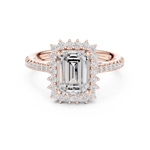 Gold Ring DDLR-731, Rose Gold, view 4