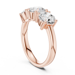 Gold Ring DDLR-613, Rose Gold, view 1