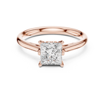 Gold Ring DDLR-798, Rose Gold, view 4