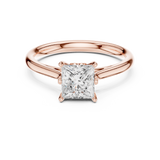 Gold Ring DDLR-798, Rose Gold, view 4