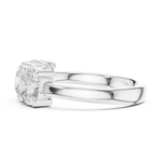 Gold Ring DDLR-613, White Gold, view 3