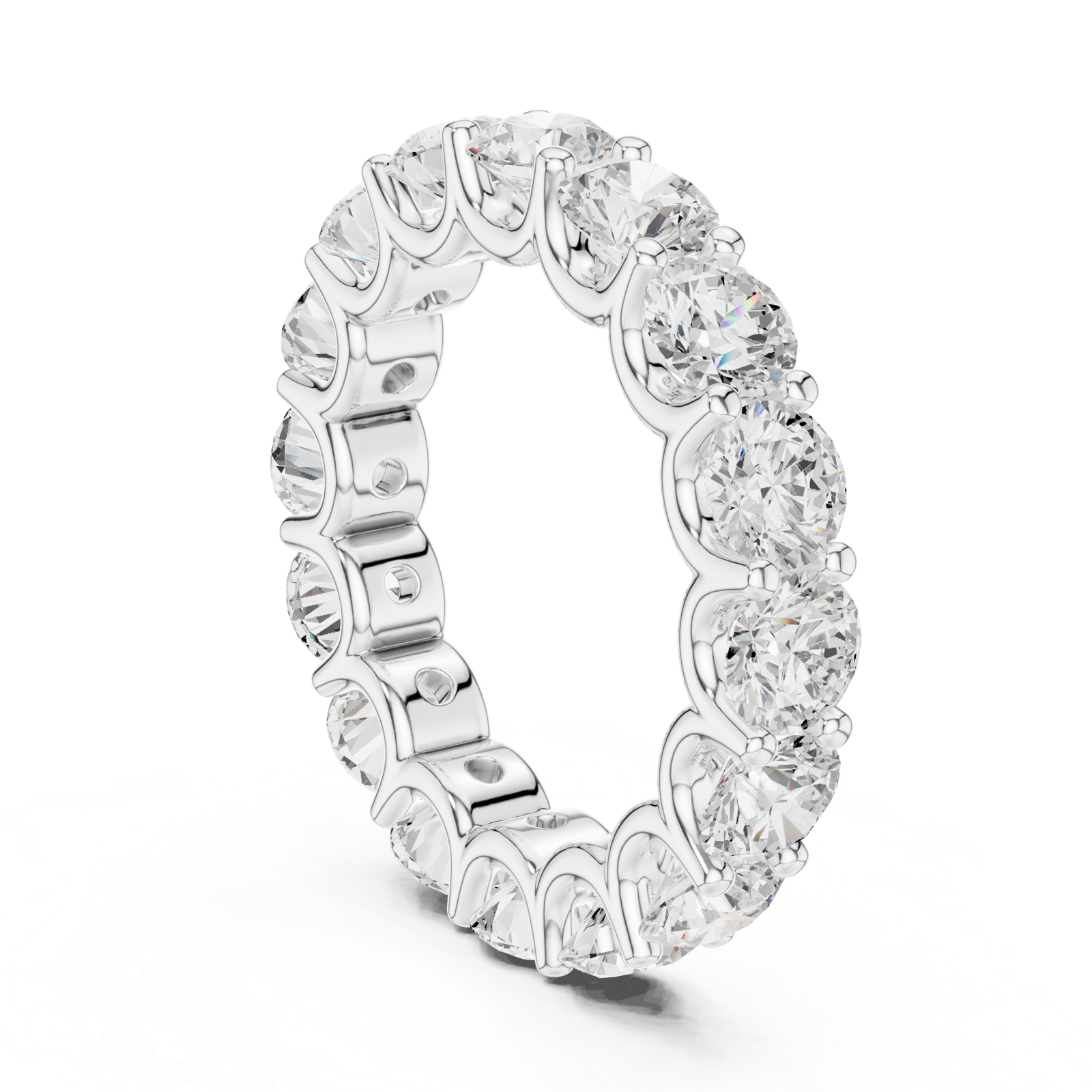 Gold Ring DDLR-660, White Gold, view 1