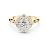 Gold Ring DDLR-334, Yellow Gold, view 4