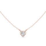 Gold Jewelry, Heart center stone, Rose Gold, view 4