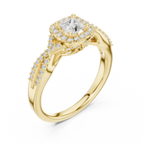 Gold Ring LR-0273, Yellow Gold, view 2