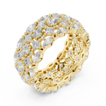 Gold Ring DDLR-240, Yellow Gold, view 2