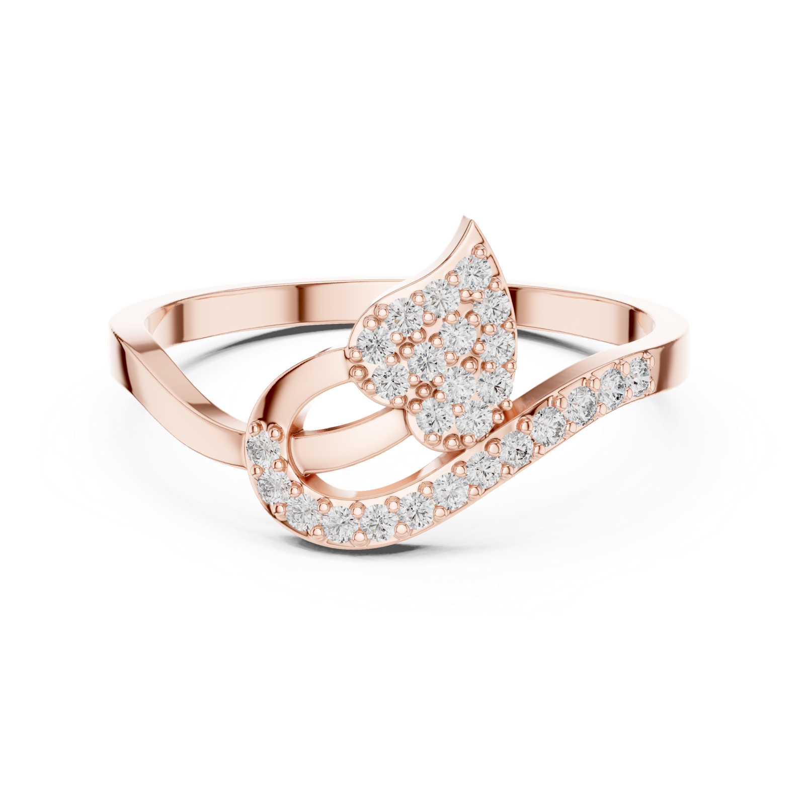 Gold Ring DR-4952, Rose Gold