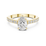 Gold Ring HLR-48, Yellow Gold