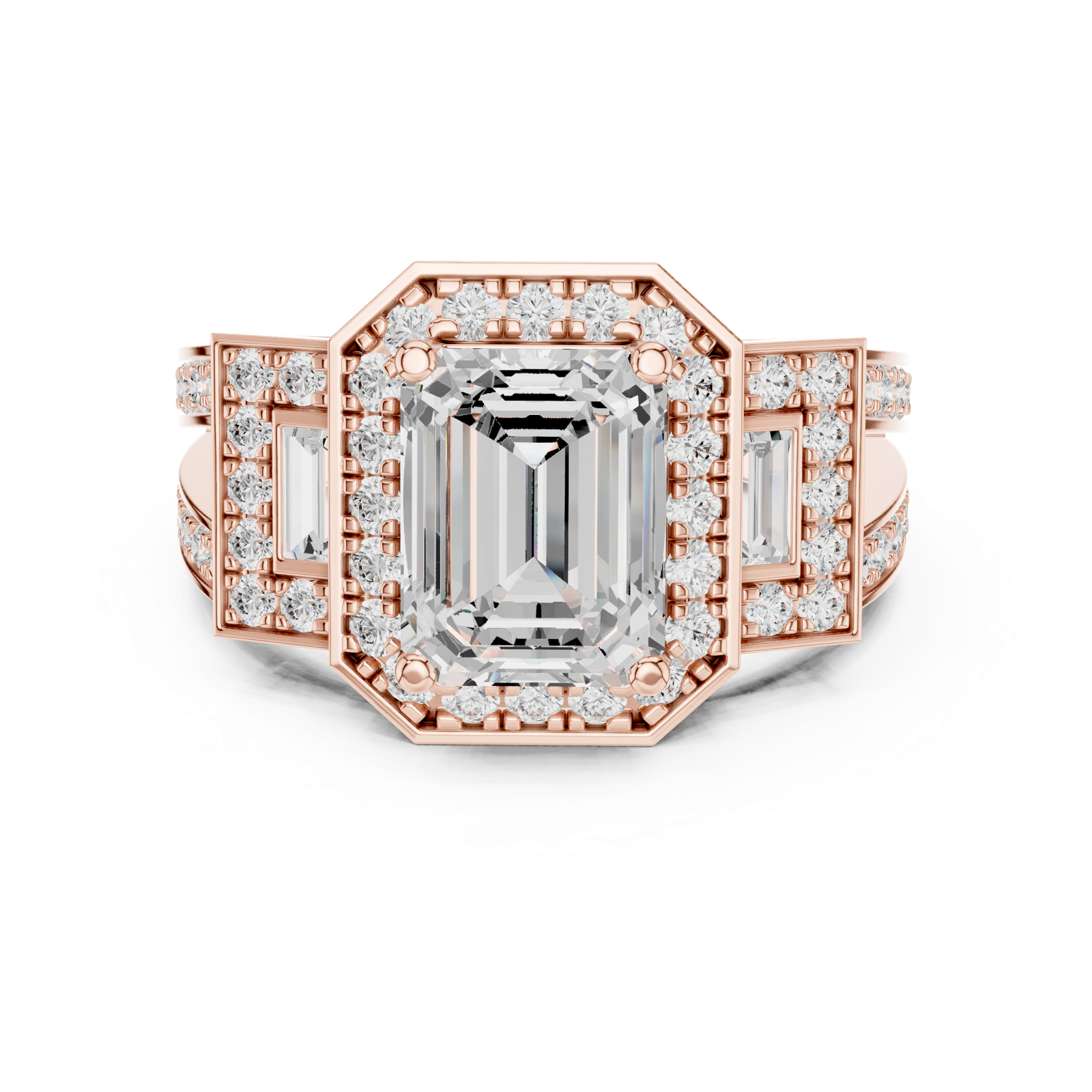 Gold Ring DDLR-1050, Rose Gold