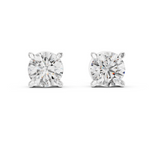 Gold Earrings ER-0016, White Gold