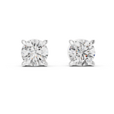 Gold Earrings ER-0016, White Gold