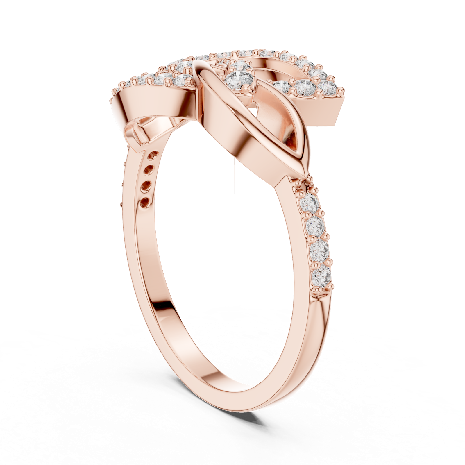 Gold Ring LR-01 (64), Rose Gold