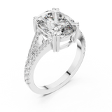 Gold Pendant 9-10026L_18, White Gold, view 2