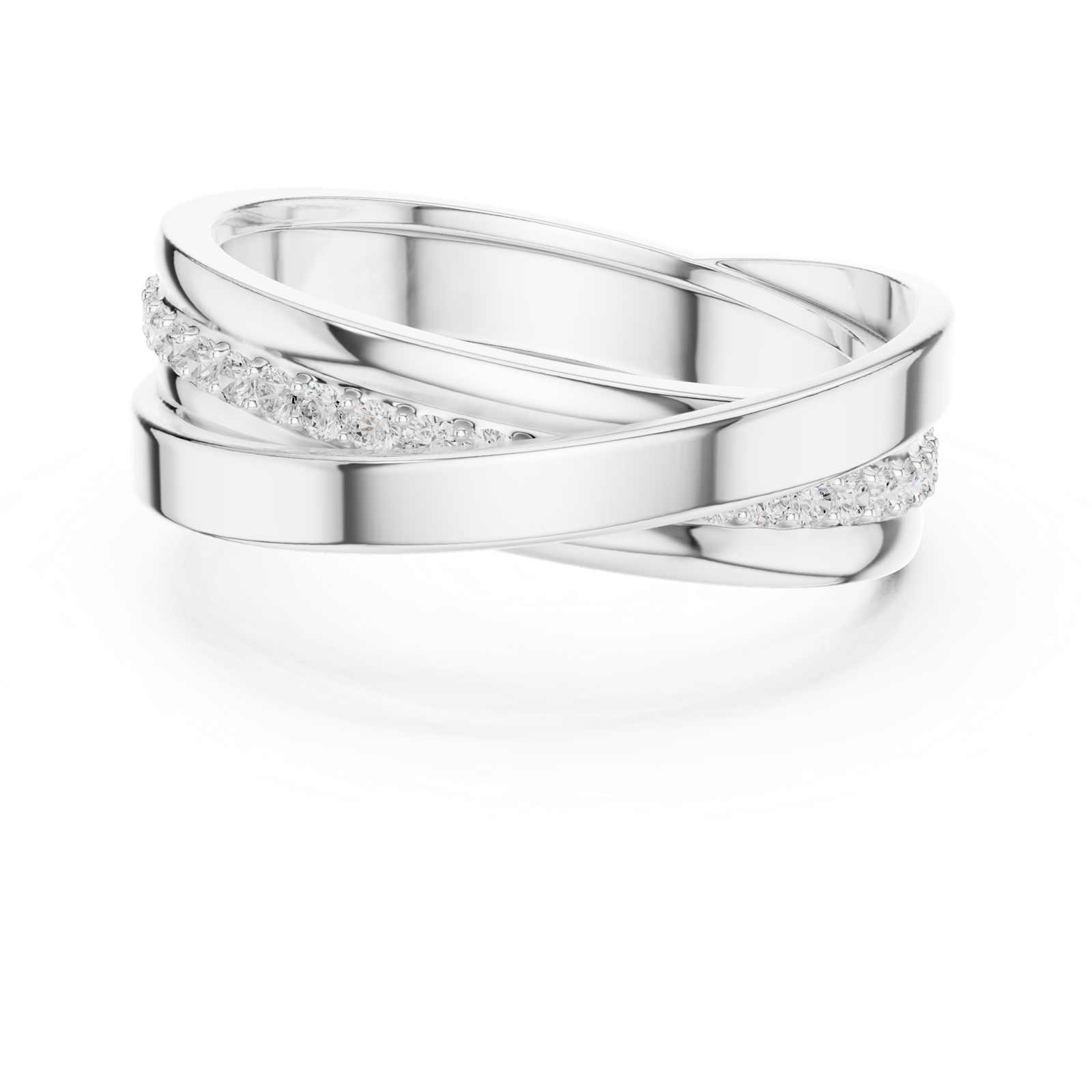 Gold Ring SBMR(41), White Gold, view 4