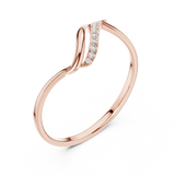 Gold Ring 1 (227), Rose Gold, view 2