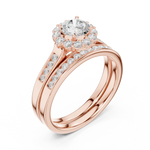 Gold Ring LR-0269, Rose Gold, view 2
